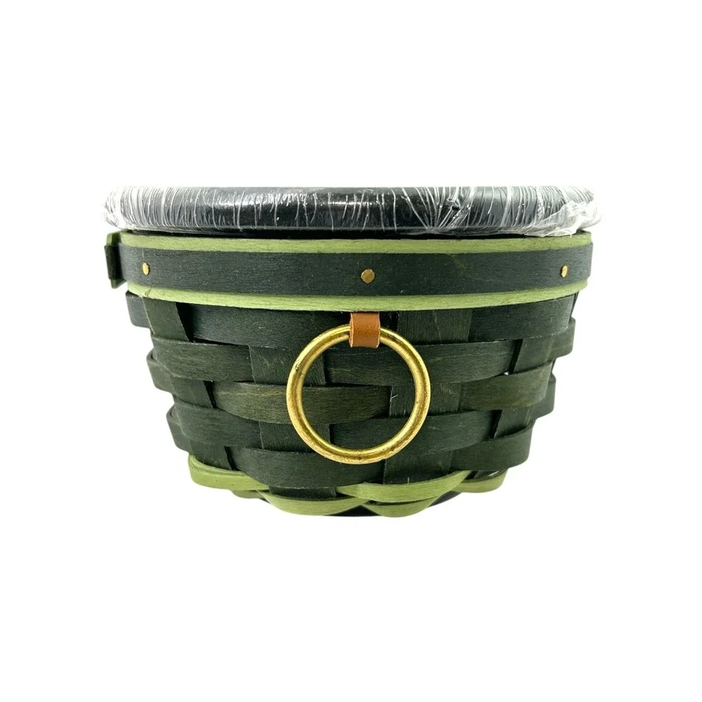 Longaberger 2011 FIELDS OF CLOVER Basket with Sealed Lid & Tags